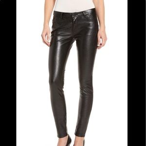 Blank NYC faux leather black skinny pants
